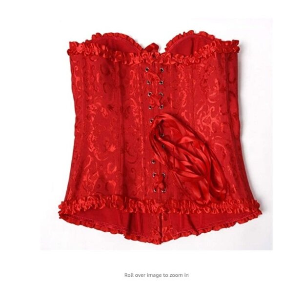 Women's Punk Style Corset Bustier Body shaper Top Retro vintage Style - Picture 4 of 6